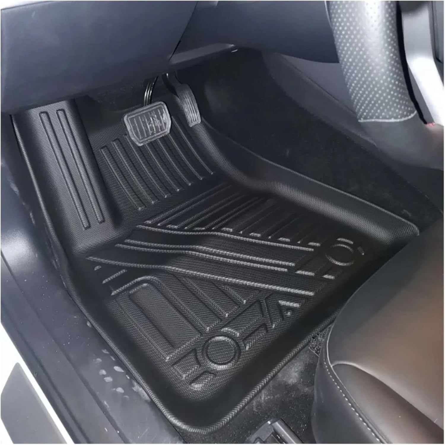 Car Compatible with Tesla Model 3 2017-2022 Car Floor Mats All-Weather Non-Slip TPE Foot Mats Cargo Liner Pad Waterproof Trunk Tray Accessories