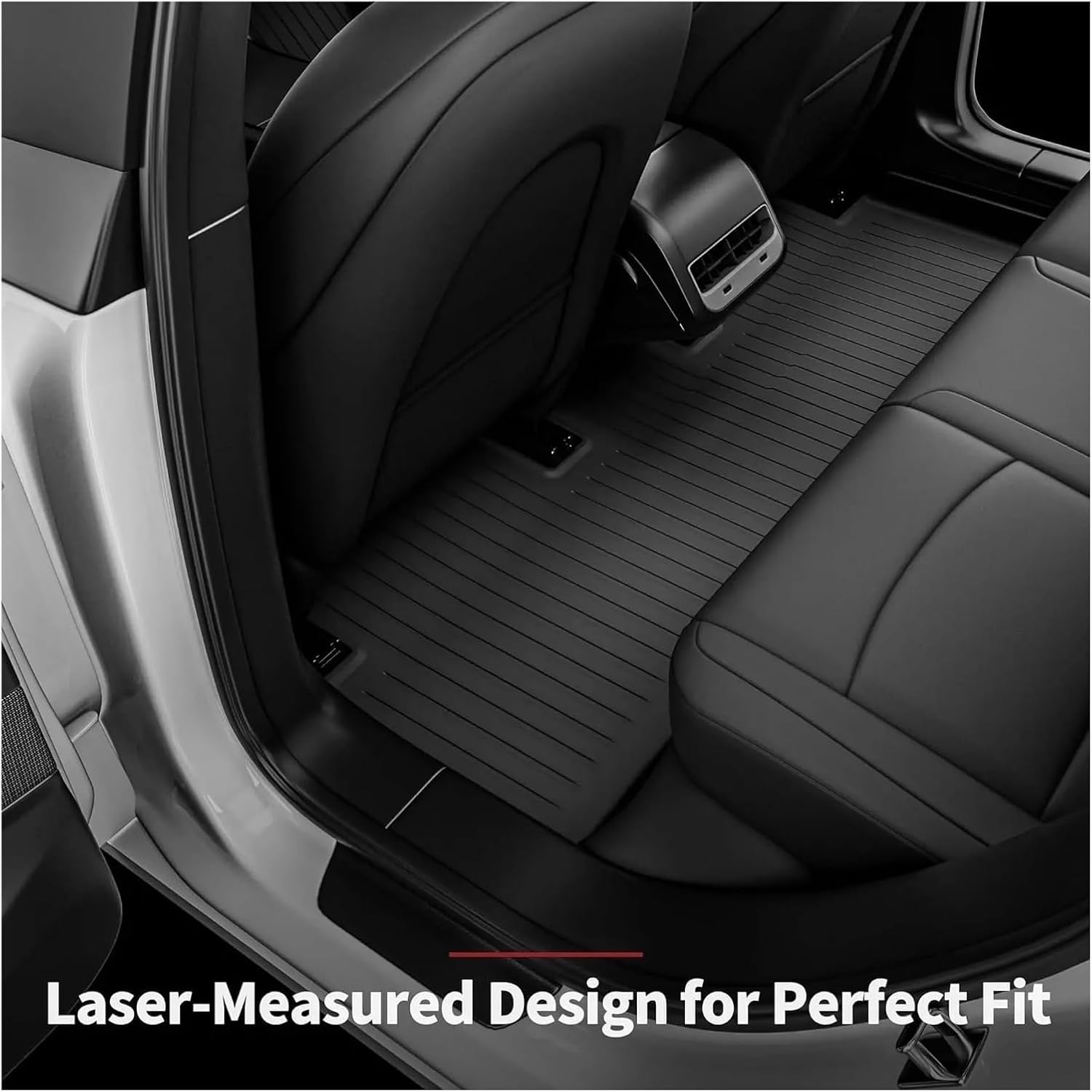 TPE Floor Mats Cargo Liner Compatible with Tesla Model 3 Highland 2024 All Weather Waterproof Anti-Slip Trunk Mats TPE Floor Liners(8PCS RHD)