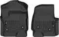 Husky Liners X-act Contour Floor Mats | Fits 2017 - 2026 Ford F-250/F-350/F-450 SD, SuperCrew (Crew Cab) & SuperCab (EXT Cab) | Front Row, 2-pc Black - 52731