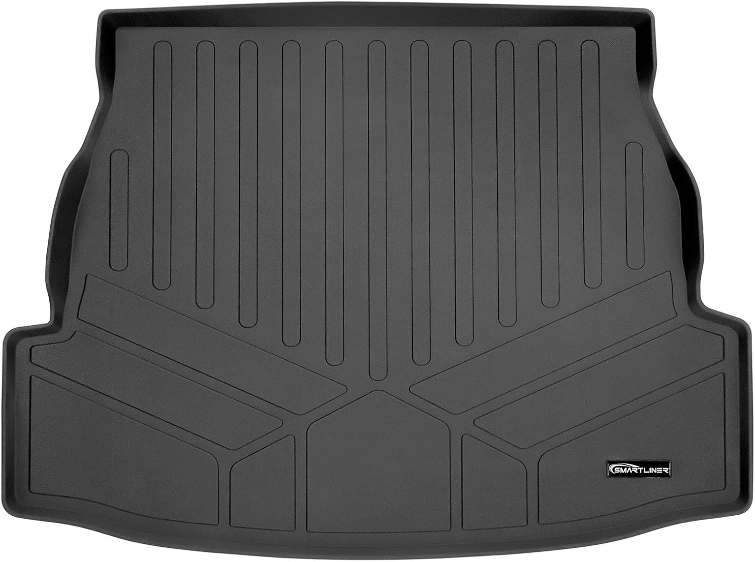 SMARTLINER All Weather Custom Fit Cargo Liner Trunk Floor Mat Compatible with 2019-2025 Toyota RAV4