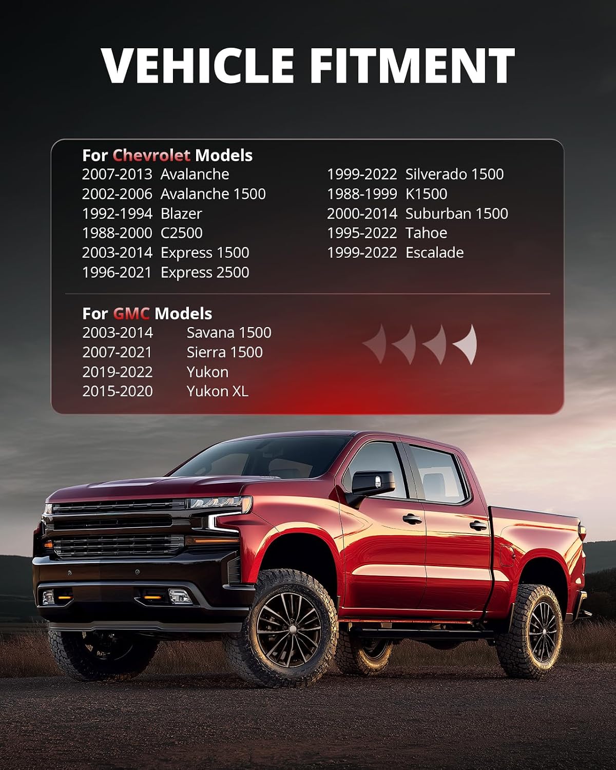 EVIL ENERGY 6x5.5 Wheel Spacers 1.25 inch Compatible with Chevy 1999-2022 Silverado 1500, 6x139.7 mm 6 Lugs 108 mm Hub Bore M14x1.5 Studs Black, Not Hubcentric