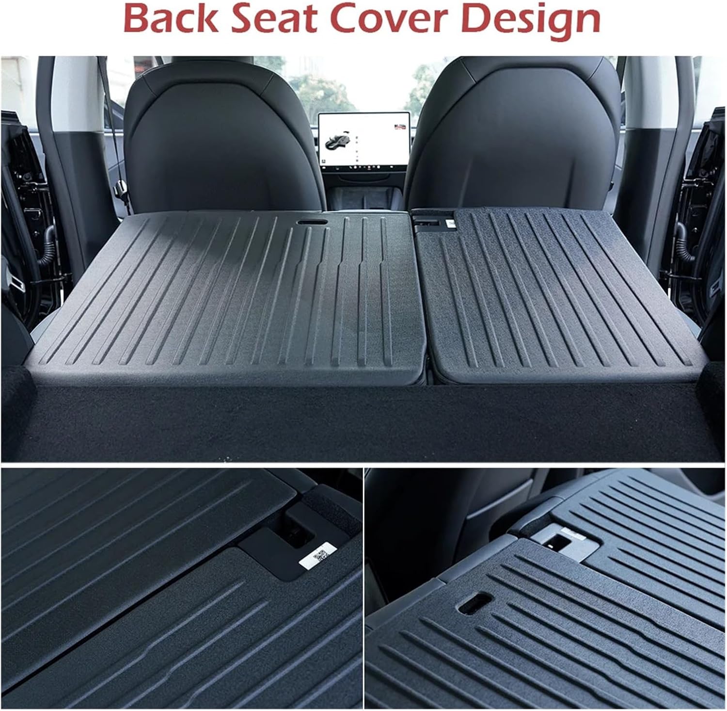 Compatible with Tesla Model 3 2024 Highland Floor Mats Cargo Liner Waterproof Anti-Slip Trunk Mat TPE Pads Left/Right Hand Rubber(6pcs RHD)