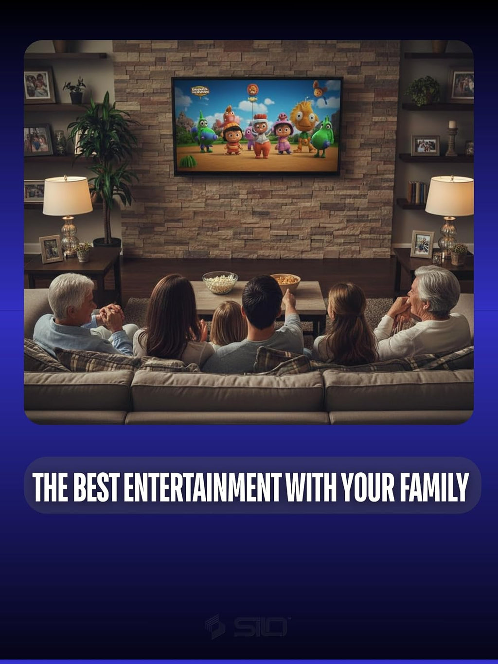 Silo Smart TV 40 Inch TV Smart TV HDR Ultra Slim Bezels, Bluetooth, HDMI, Wi-Fi and Ethernet Built-in, Television with Special Remote.