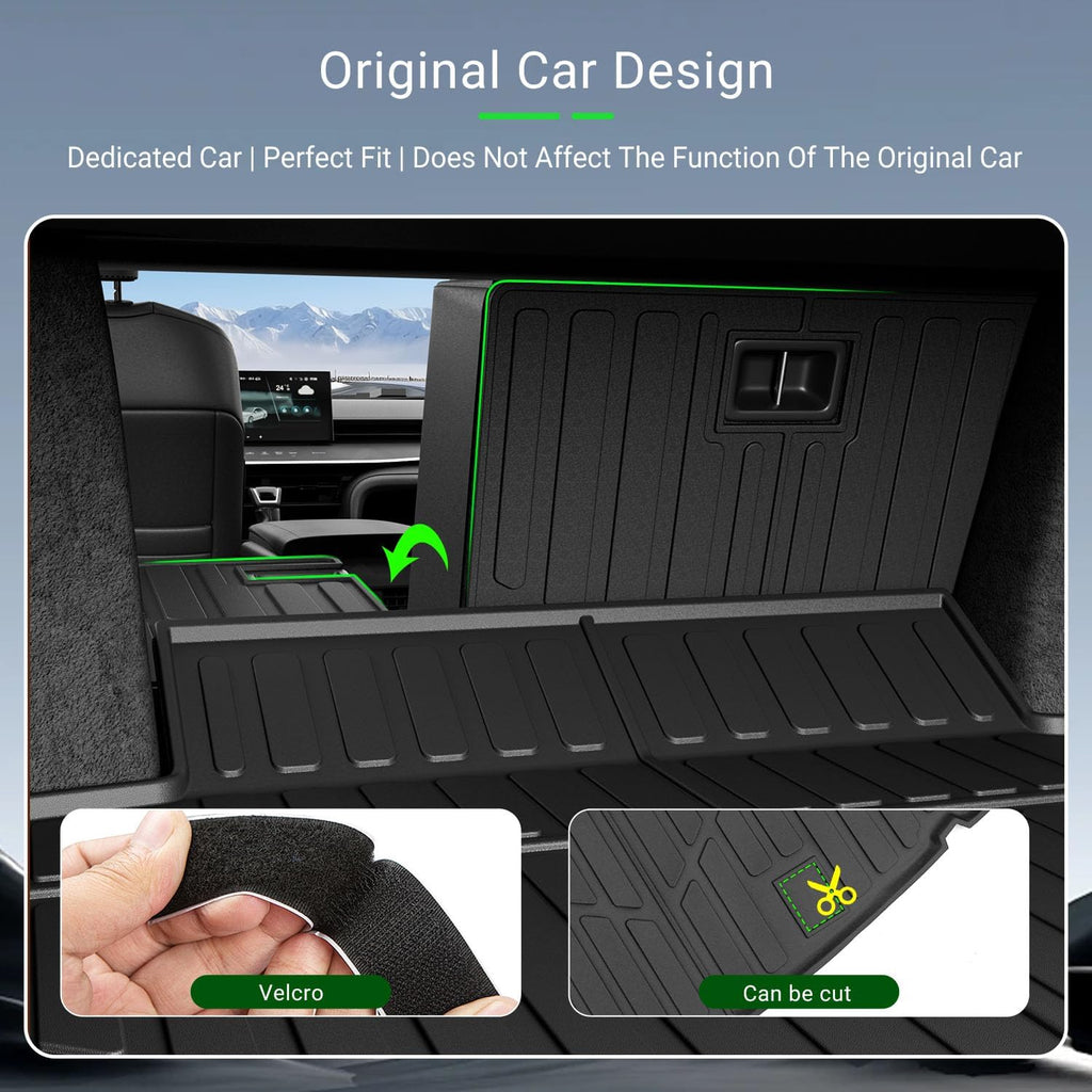 xipoqix Floor Mats Cargo Mat Backrest Mats Compatible with 2025 2026 Toyota Camry Cargo Mat TPE Floor Liners Replacement for 2025 2026 Toyota Camry Accessories (Trunk Mat+Backrest Mats+Floor Mats)