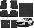 Floor Mats for Mazda CX-50 Hybrid 2025-2026 & Cargo Liners & Backrest Mat All Weather TPE Rubber Trunk Mat Back Seat Protector Full Set for CX50 2025 Plug-in Hybrid Accessories, Black