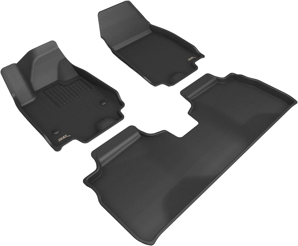 3D MAXpider Kagu Floor Mat (Black) Compatible with Chevrolet Equinox EV 2024-2026 - Full Set