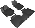 3D MAXpider Kagu Floor Mat (Black) Compatible with Chevrolet Equinox EV 2024-2026 - Full Set