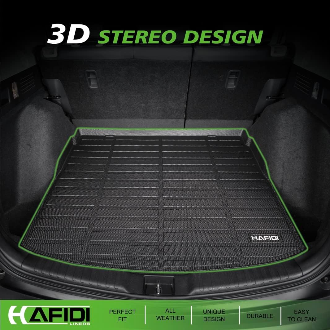 Automotive Floor Mats & Cargo Liner for Hyundai Tucson 2022-2026 All Weather Protection Full Set- Black