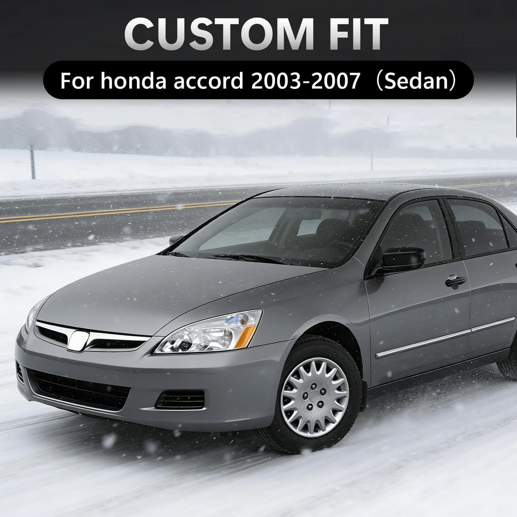 Floor Mats Compatible with Honda Accord 2003-2007(Only Sedan),All Weather Protection Duarble TPE Cargo Liner Accessories Compatible with Honda Accord 2003-2007(Only Sedan)