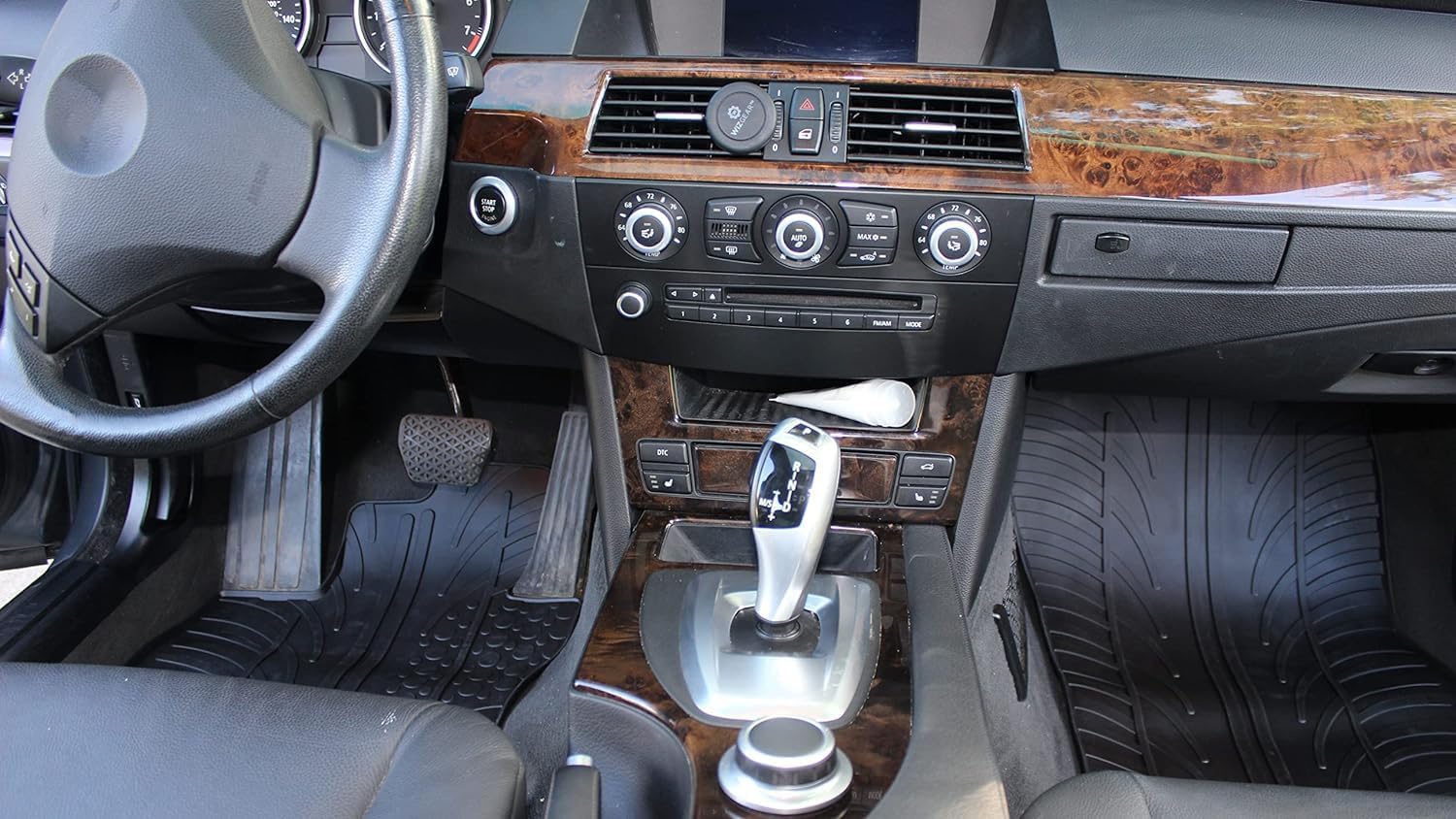 Gledring USA Custom Fit Rubber Mats Combo Pack Intended for BMW4 Series 428i /430i / 435i / 440i Gran Coupe (F36) 2014-2021, No Trimming Required, Tailored Custom Fit, All-Weather, Protects from Rain