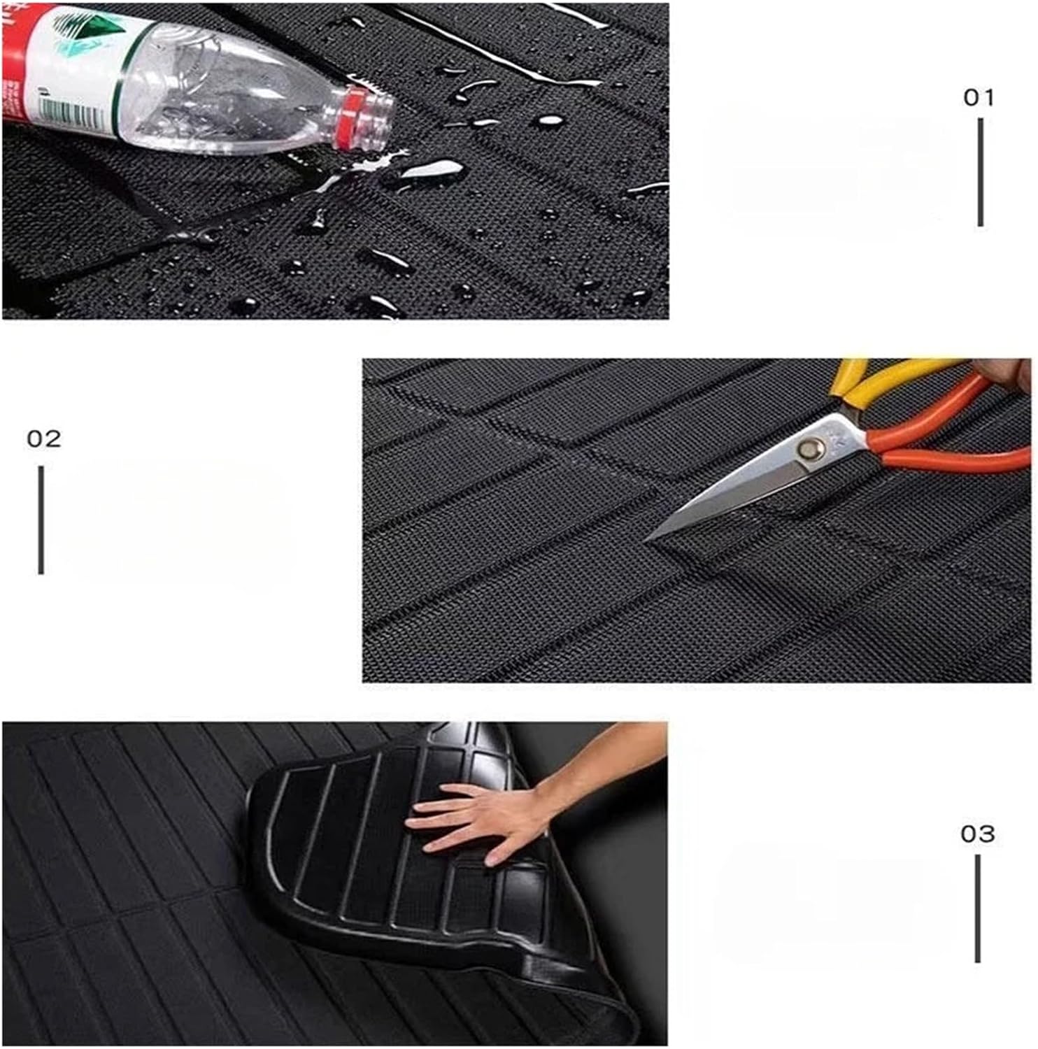 Car Rear Trunk Mat Compatible with Toyota RAV4 RAV 4 Compatible with Suzuki Across XA50 2019~2023 5seat Car Mat Tapis Voiture Car Accessories Interior 2022r