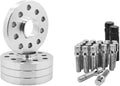 4 Pc 5x112 MM Hub Centric 20 MM Wheel Spacers 66.6 Wheel Bore + Chrome M14x1.5 Conical Spline Tuner Bolts Aftermarket Wheels Works with Audi 2009 + A4 A5 A6 A7 A8 S4 S5 S6 S7 + More
