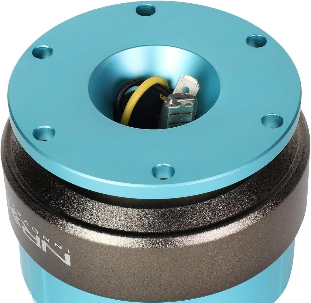 Auto Dynasty NRG Innovations SRK-200MF Steering Wheel Quick Release Adapter Gen 2.0 Minty Fresh Body/Titanium Ring