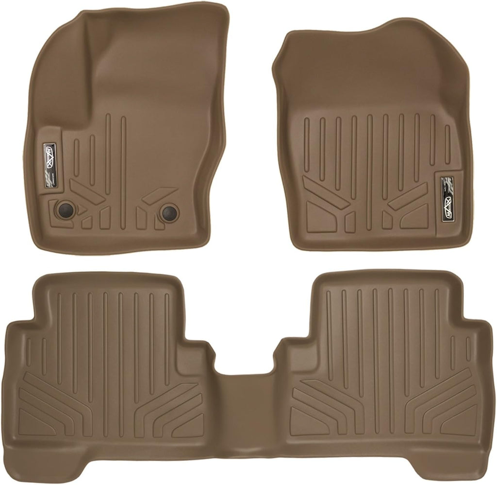 MAXLINER All Weather Custom Fit 2 Row Floor Mat Liner Set Compatible with 2013-2019 Ford Escape