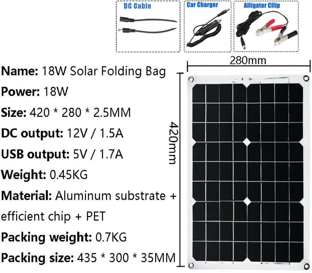 4000W 12V to 110V/220V Inverter Controller Solar Panel Kit 30A Controller + 18w12v Solar Panel Solar System Combo Solar Generator Home Grid System(Yellow,12V-110V)