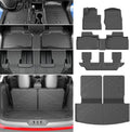 xipoqix 7 Seats Floor Mats Cargo Mat Backrest Mats Compatible with 2020-2026 Ford Explorer TPE Floor Liners Replacement for 2020-2026 Ford Explorer Accessories (Trunk Mat with Backrest Mat+Floor Mats)