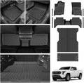 Cartist Floor Mats for Toyota Tacoma Hybrid 2024 2025 2026, All Weather 5FT Trunk Bed Mat, Tailgate Mat & Door Sill Guards for Tacoma Accessories, Heavy Duty TPE Car Mats, Car Accessories