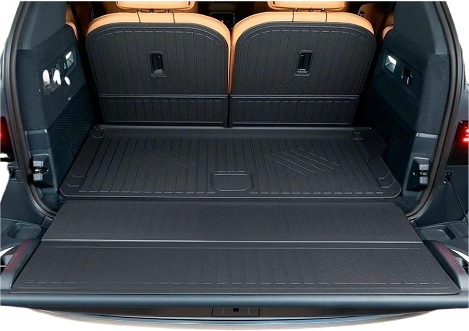 for Zeekr 9X 2025 2026 Car Floor Mat Trunk Mats TPE & Cargo Liner All Weather Accessories(Black 1set)
