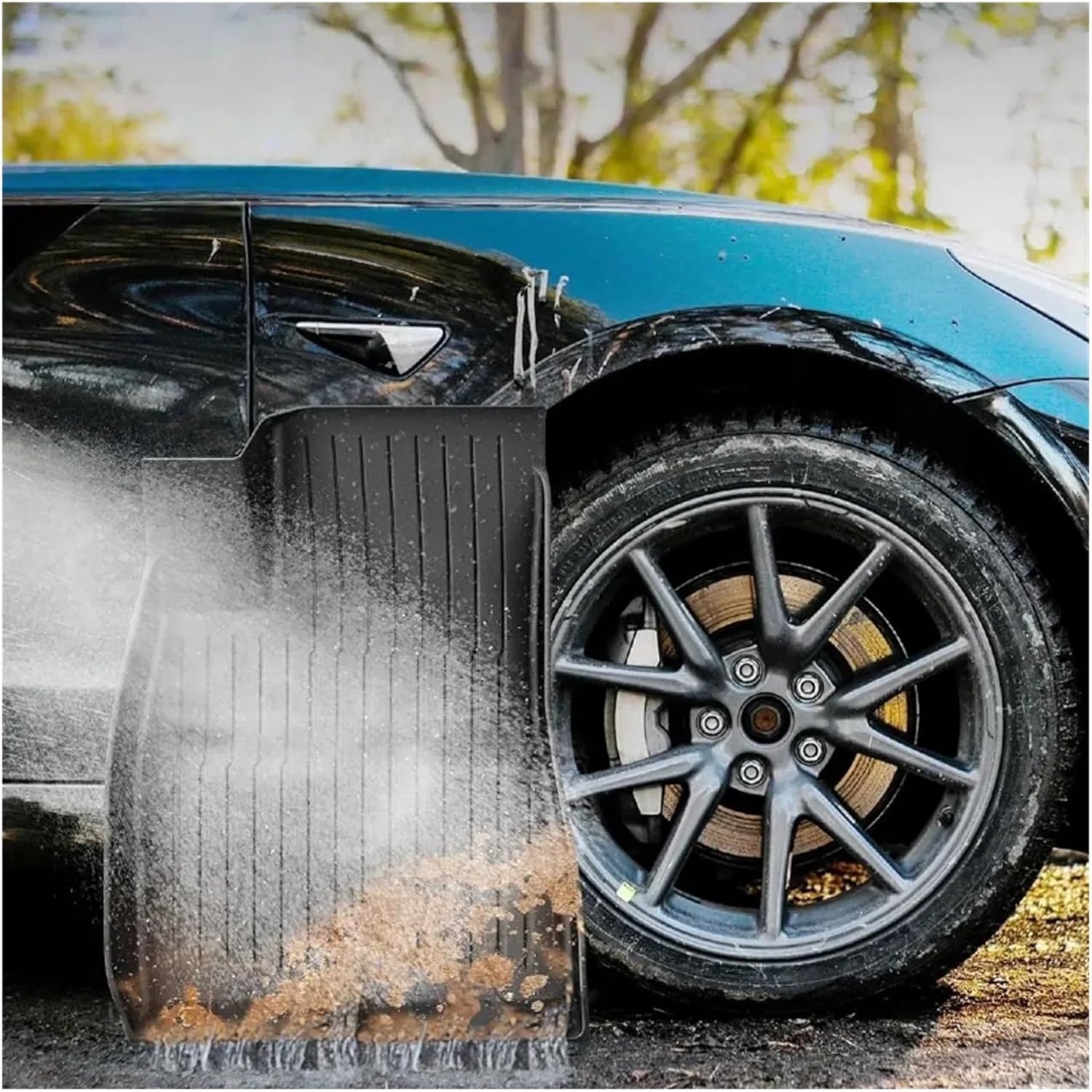 Compatible For Tesla Model 3 Highland 2024 2025 Floor Mats TPE Waterproof Anti-Slip Trunk Mat Rubber Driver Passenger Rear Cargo Liner(4pcs front RHD)