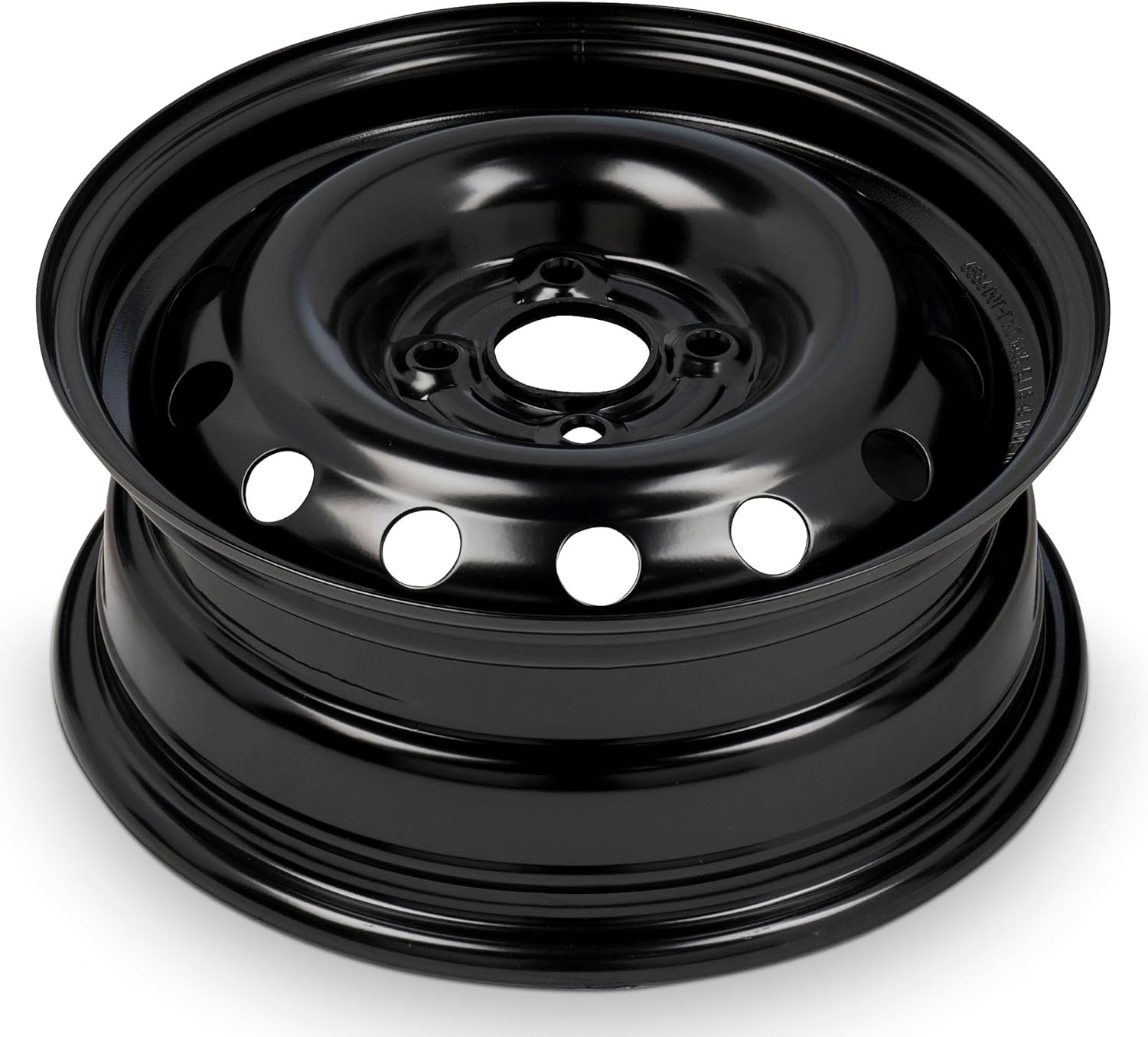 For 2003-2005 Saturn Ion 14 Inch Black Painted Steel Rim - OE Direct Replacement - Road Ready Car Wheel