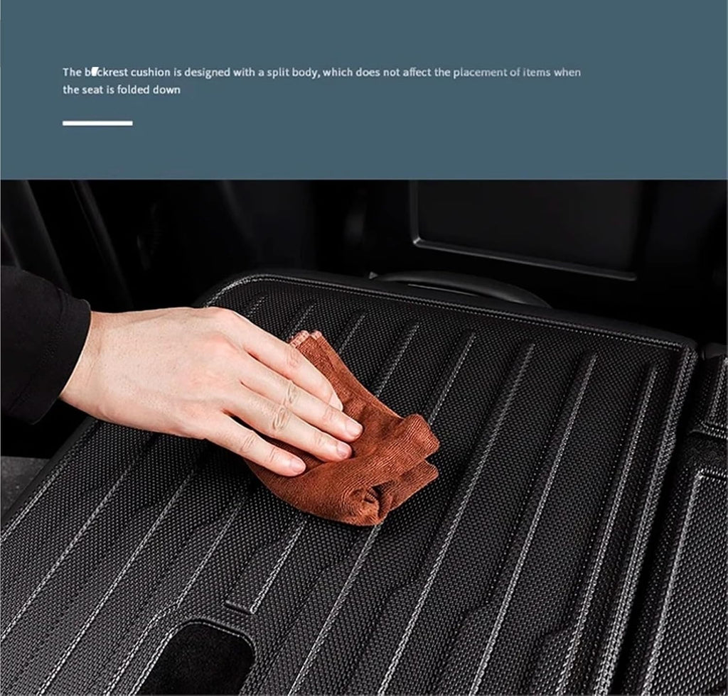 for ROX 01 Polestones 2023 2024 2025 Car TPE Floor Mats Cargo Liner Trunk Mat Seat Back Cover Waterproof Carpet Accessories(D)