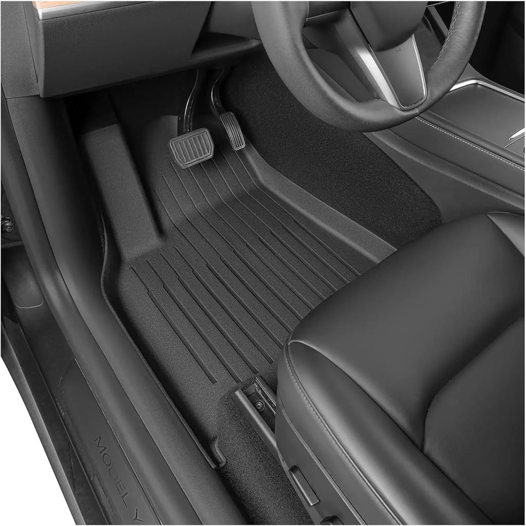 XPE Floor Mats Compatible with Tesla Model 3 Highland 2024 Model Y 2024-2017, All Weather Cargo Liner Floor Mats and Cargo Trunk Mats(4PCS My 17-24)