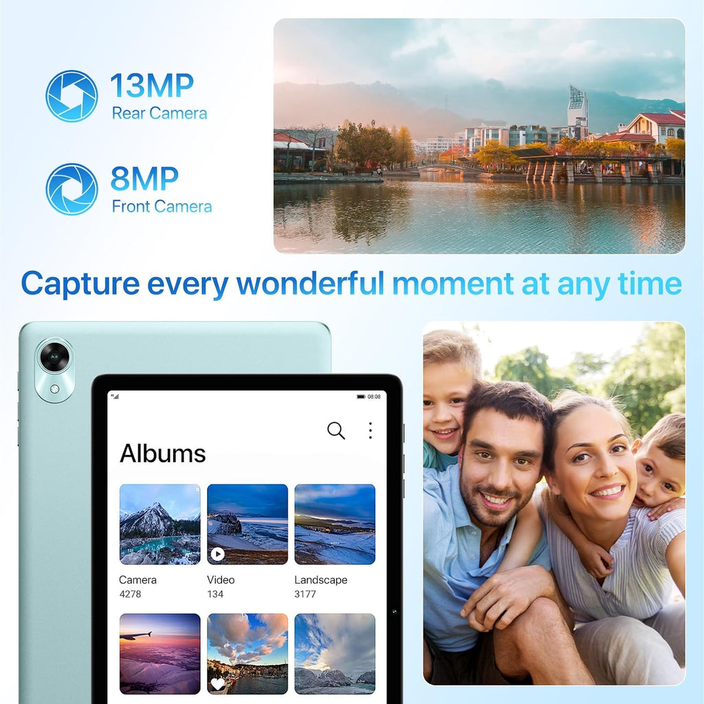 UMIDIGI G9 Tab Tablet 11 Inch,Android 14 Tablets Dual SIM Card Slot 8+256GB+1TB Expand,Android Tablets with Stylus&Case 7200mAh and 13+8MP Cameras,2024 Cellular Tablette with Face Unlock,GPS,FM(Green)