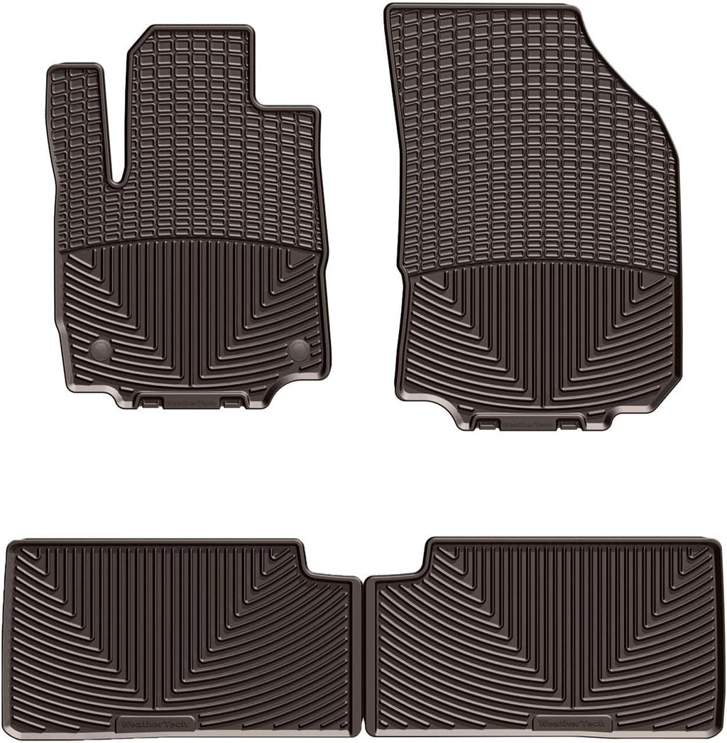 WeatherTech All-Weather Floor Mats for Chevrolet Equinox 1st & 2nd Row (W424CO-W425CO), Cocoa
