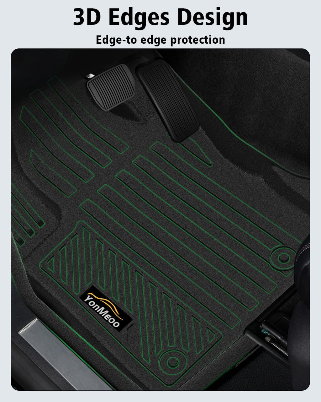 Floor Mats Custom Fit for Jeep Compass 2017-2025 2026 Trunk Mat with Backrest Mat All Weather TPE Rubber Cargo Liner Anti-Slip Full Set for Compass Accessories (Trunk Mat+Backrest Mats+Floor Mats)