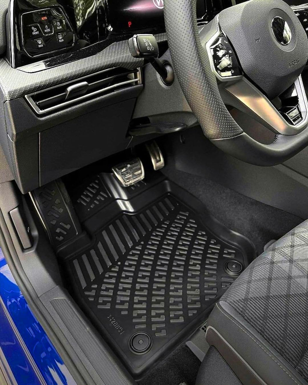 for Toyota Rav4 2006 2007 2008 2009 2010 2011 2012 2013 3D Full Set Floor Mats Liner Cargo Liner Trunk Mat Liner 3D Waterproof Black Rubber Colour