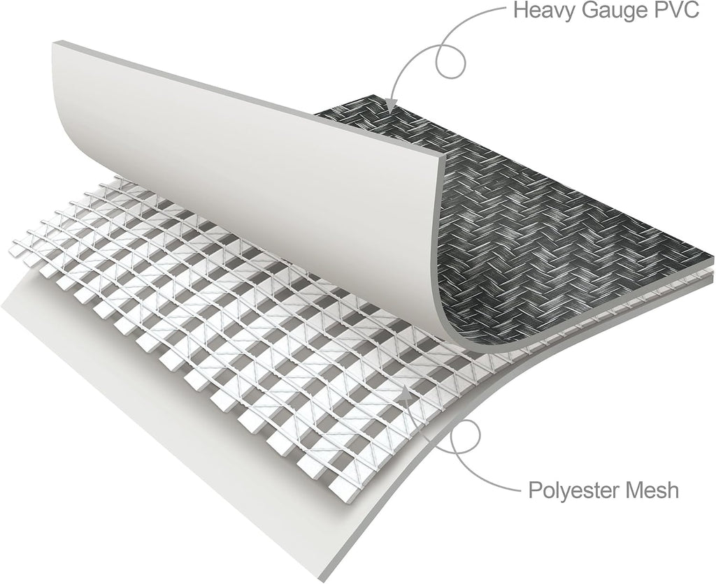 Funsicle Oasis Designer Lap 13' x 7' x 39.5' Rectangular Above Ground Swimming Pool, with FiltraBoost 800 GPH Filter Pump, Ladder & Repair Patch, Dark Herringbone