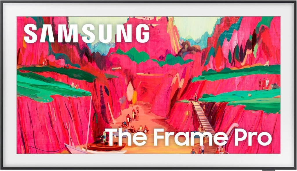 Samsung 65-Inch Class The Frame Pro LS03FW 4K Neo QLED Mini LED Smart TV (2025 Model) + Includes White Bezel Value $199 - VGSCFF65WTB