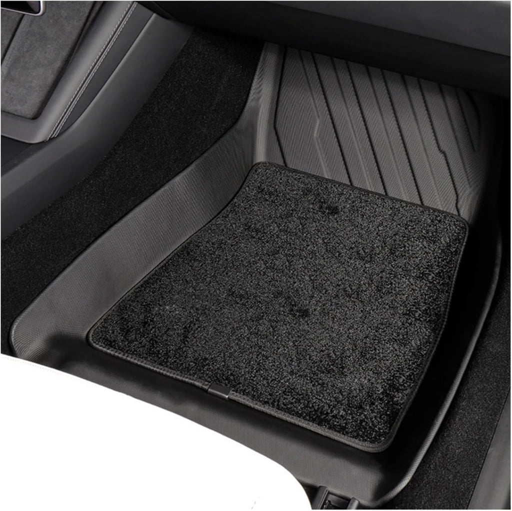 Floor Mats Compatible with Tesla Model 3 2024 Highland All Weather Cargo Liner Floor Mats Frunk Trunk Mats Backseat Protector Pad(Trunk mat)