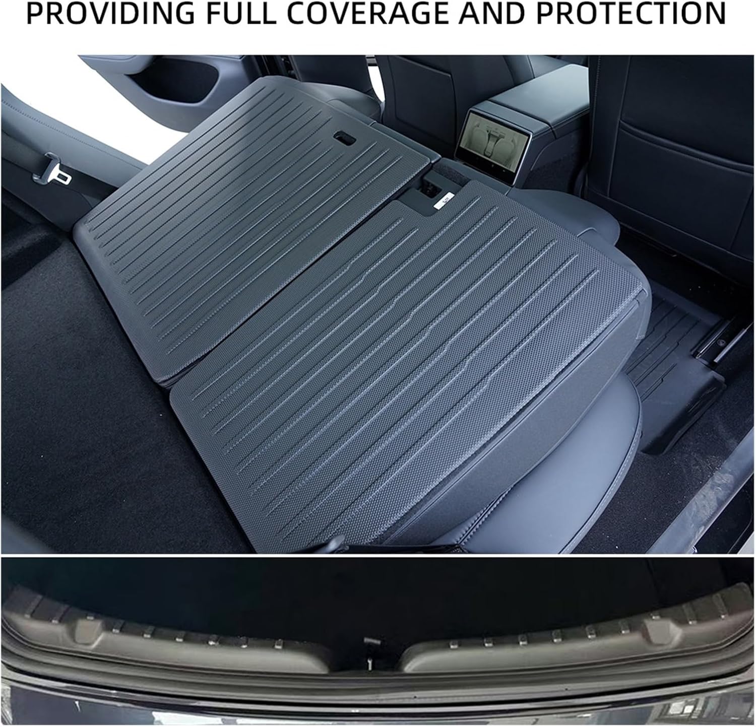 Compatible with Tesla Model 3 Highland 2025 Accessories Floor Mats Cargo Liner Waterproof Anti-Slip Trunk Mat TPE Pads(N3 All Mats Plus)