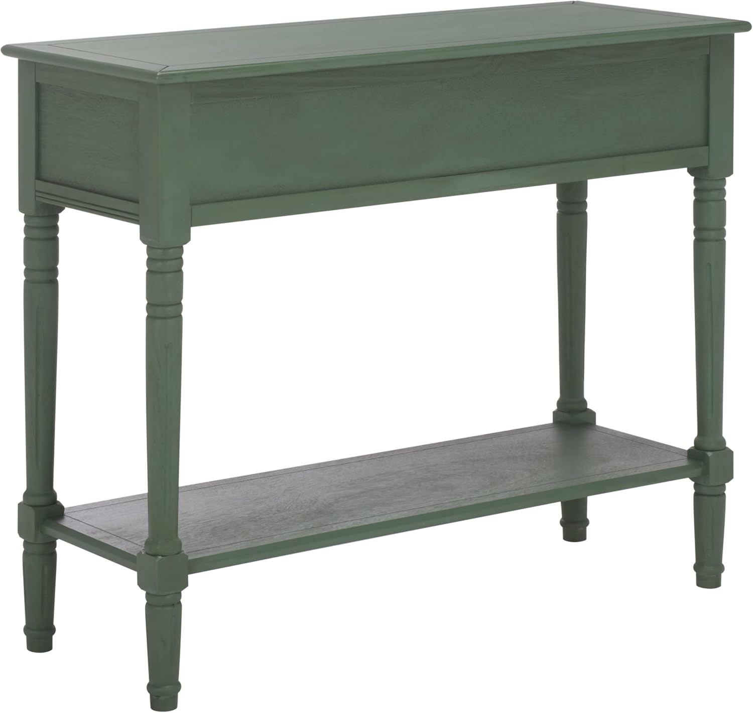SAFAVIEH Home Collection - Samantha Entryway Console Table, Dusty Green 2-Drawer Storage Sofa Table (AMH5710L)