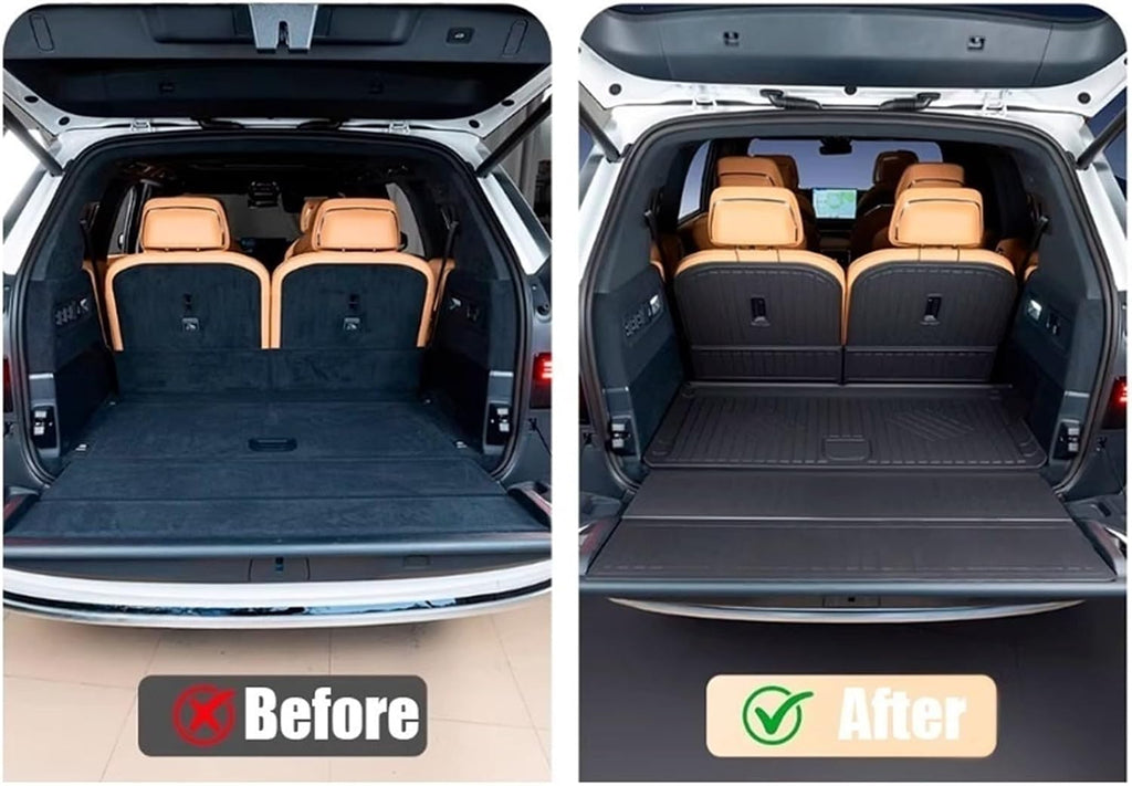 for Zeekr 9X 2025 2026 Car Floor Mat Trunk Mats TPE & Cargo Liner All Weather Accessories(G)