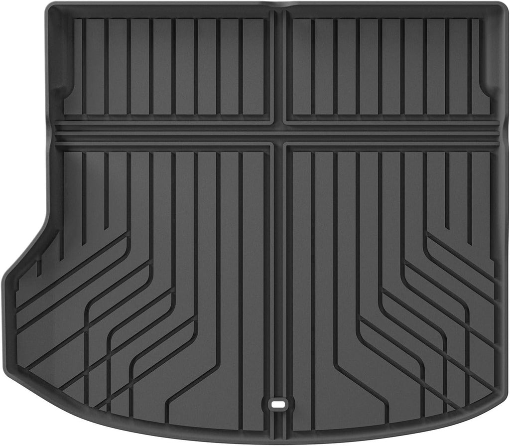 for Chevy Equinox EV 2025 TPE 3D Car Floor Mats Trunk Pad Waterproof Protective All Weather Black(Trunk 1P)