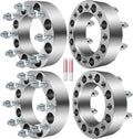 ECCPP 4PCS 8 Lug Wheel Spacers 2' 8x6.5 to 8x6.5 8x165.1mm 126.15mm HB with 14x1.5 Fit for Chevy Silverado 1500 HD Silverado 2500 Silverado 2500 HD 2001-2006| for GMC Sierra 2500 HD 2001-2010