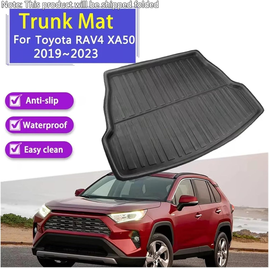 Car Trunk Mats Compatible for Toyota RAV4 RAV 4 XA50 50 2019-2023 Rear Boot Cargo Liner Trunk Tray Carpet Auto Pad Accessories