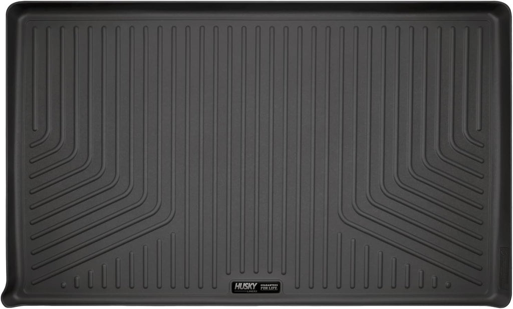 Husky Liners Weatherbeater Cargo Liner | Fits 2007-2017 Ford Expedition EL/Lincoln Navigator Behind 3rd Seat | 1-pc Black - 23411