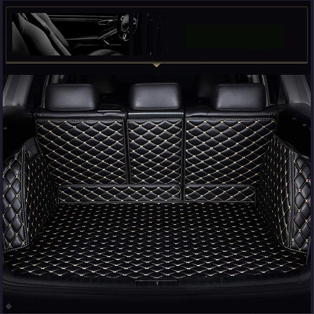 Car Leather Trunk Mat for Toyota RAV4 RAV 4 XA50 XA 50 2020-2023 2024 2025 5th, Full Coverage Cargo Liner Protection Boot Mats Non-Slip Rear Tray Carpet Accessories,Black+Beige