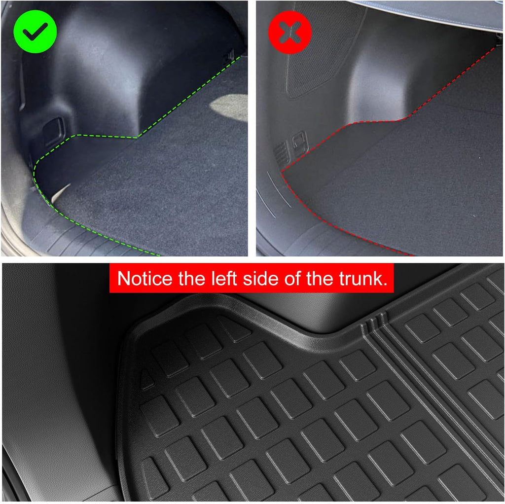 xipoqix Fuel Floor Mats Cargo Mat Backrest Mats Compatible with 2023-2026 Kia Sportage TPE Cargo Liner Replacement for 2023-2026 Kia Sportage Accessories (Trunk Mat with Backrest Mat+Floor Mats)