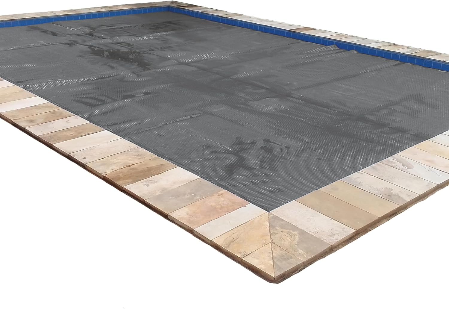 In The Swim 24' x 40' Ultra Silver Rectangle Solar Pool Cover 16 Mil for Solar Heating Above Ground Pools and Inground Pools