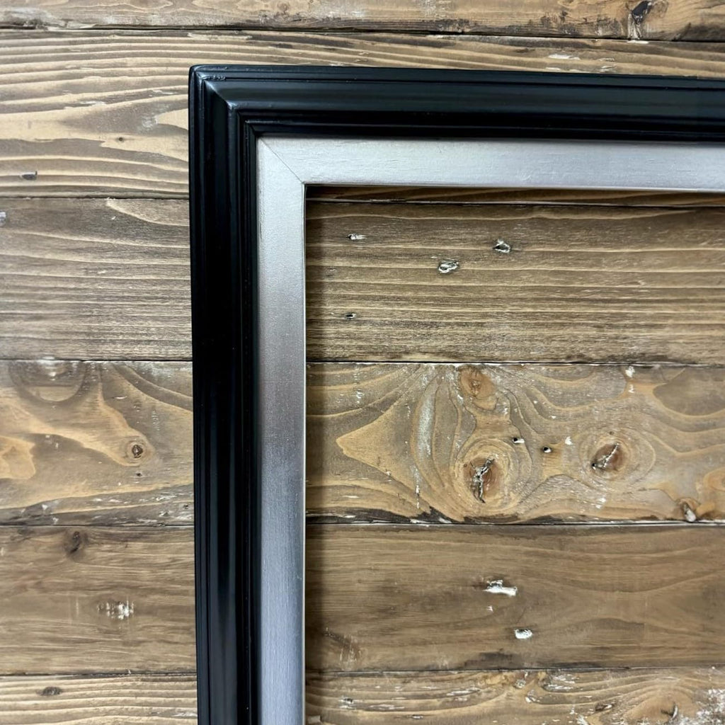 32, 43, 50 and 55 inch Handmade wood ornate TV Frame for Samsung The Frame TV. Satin Black with Gold Leaf (not for use with other models) (32 INCH)