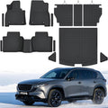 Floor Mats Compatible with Mazda CX-5 2026,All Weather Protection Duarble TPE Cargo Liner with Backrest Mats, Door Sill Guards, Storage Mats, Full Coverage Set for Mazda CX5 2026 Accessories