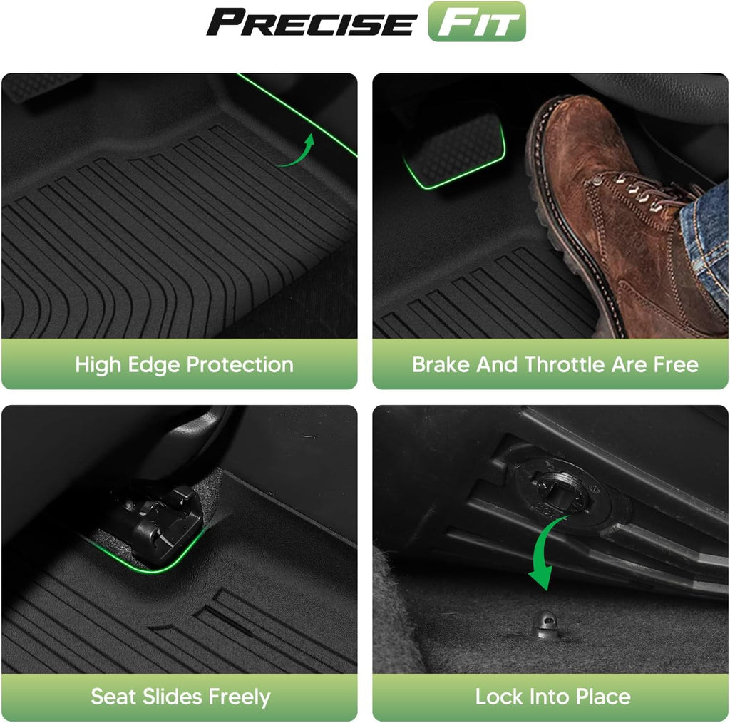 Cartist Floor Mats for Honda HR-V 2023 2024 2025 2026 (Gasoline & Hybrid), All Weather Cargo Liner & Door Sill Guards for HRV Accessories, Heavy Duty TPE Cargo Mats, Car Accessories