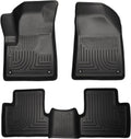 Husky Liners Weatherbeater Floor Mats | Fits 2014-2015 Jeep Cherokee | Front & 2nd Row, 3-pc Black - 99031
