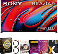 Sony BRAVIA 9 K85XR90 85' 4K HDR QLED Mini-LED TV (2024) Bundle with Deco Gear 4K HDMI 2.0 Cable w/Copper Conductors x2 + Premiere Streaming & CPS Exclusive 26 Month Protection (BEACH-CPS-265000)