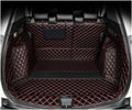 Custom Deluxe Leather Full Rear Trunk Tray Liner Cargo Mat Floor Protector Foot Pad Mats Compatible with XRV VEZEL 2015-2019(Gold)