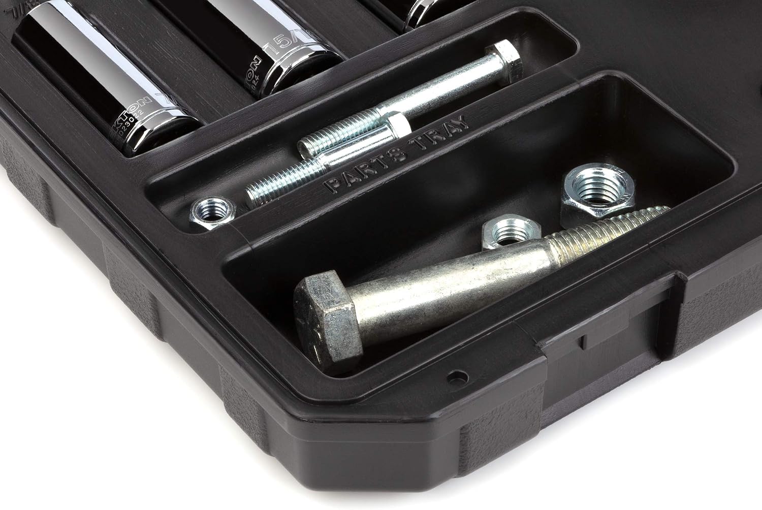 TEKTON 1/2 Inch Drive Shallow and Deep 6-Point Socket and Ratchet Set with Case, 37-Piece (3/8 - 1-5/16 in.) | SKT25101